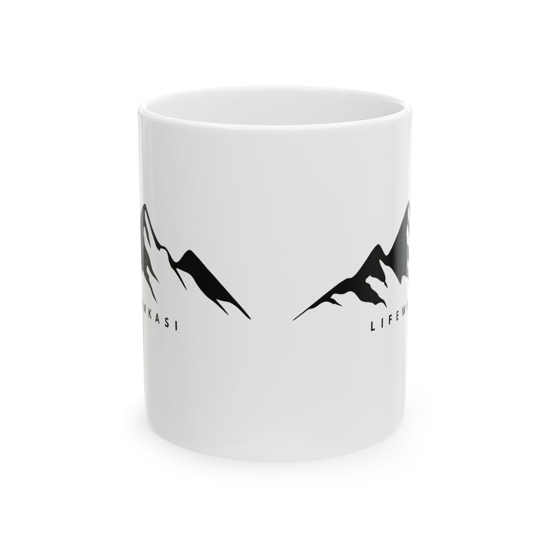 LIFEWKASI - Ceramic Mug, 11oz
